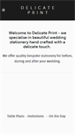 Mobile Screenshot of delicateprint.com